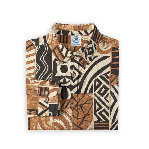 Totem Waves Retro long-sleeve shirt