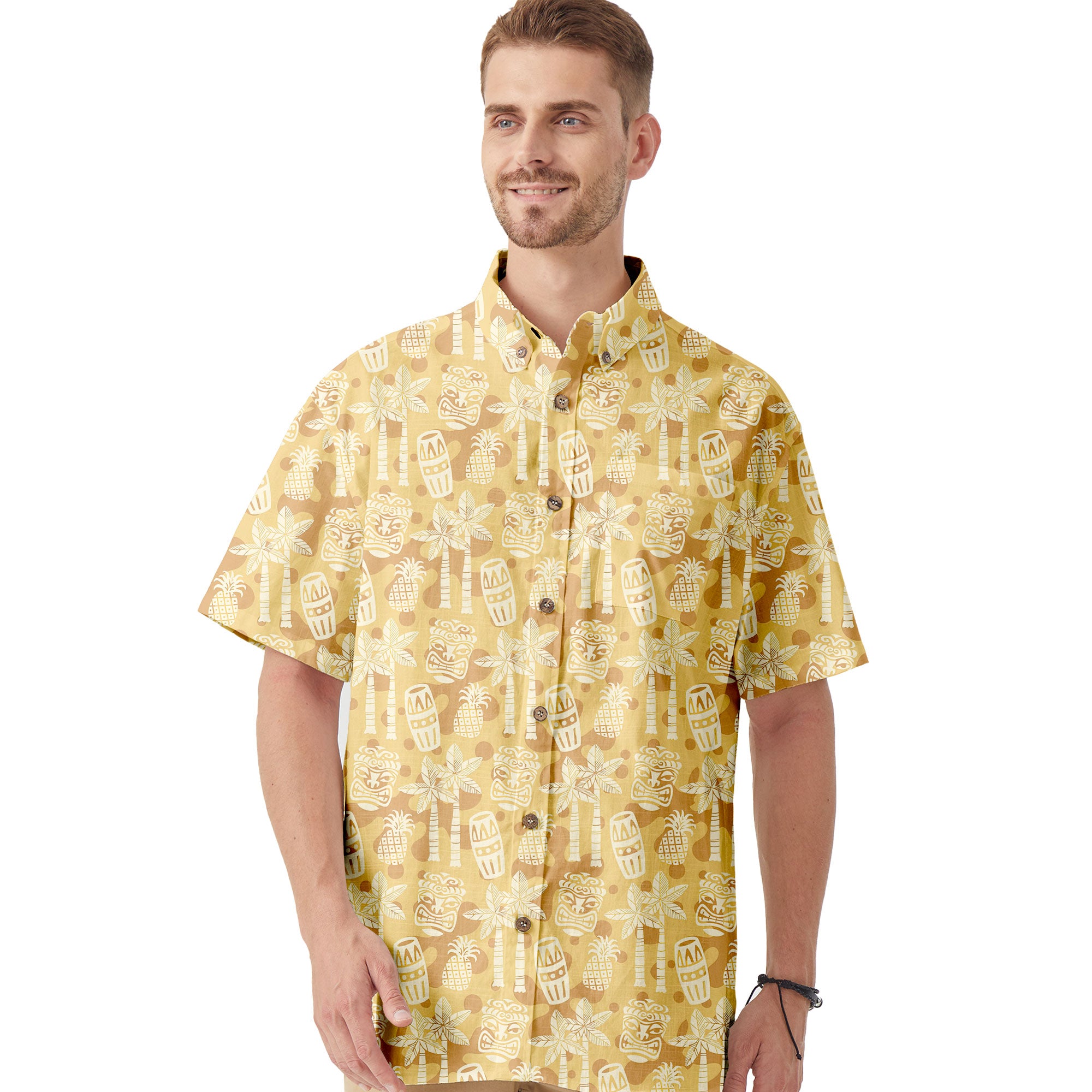 Retro Mid Century Modern Tiki Hawaii Shirt