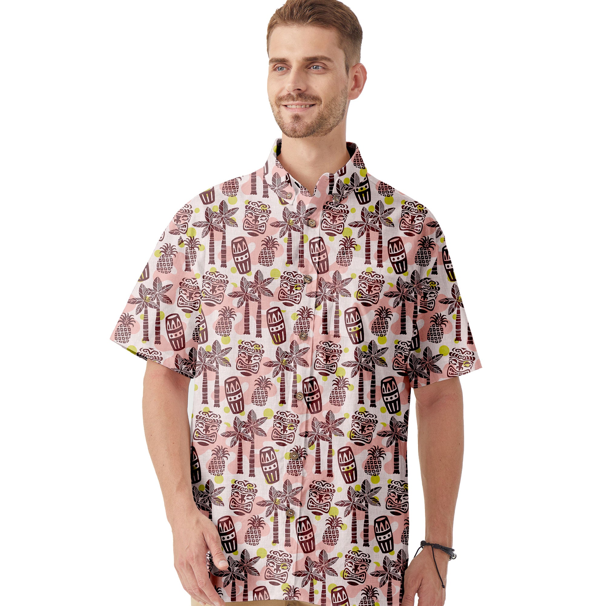 Retro Mid Century Modern Tiki Hawaii Shirt