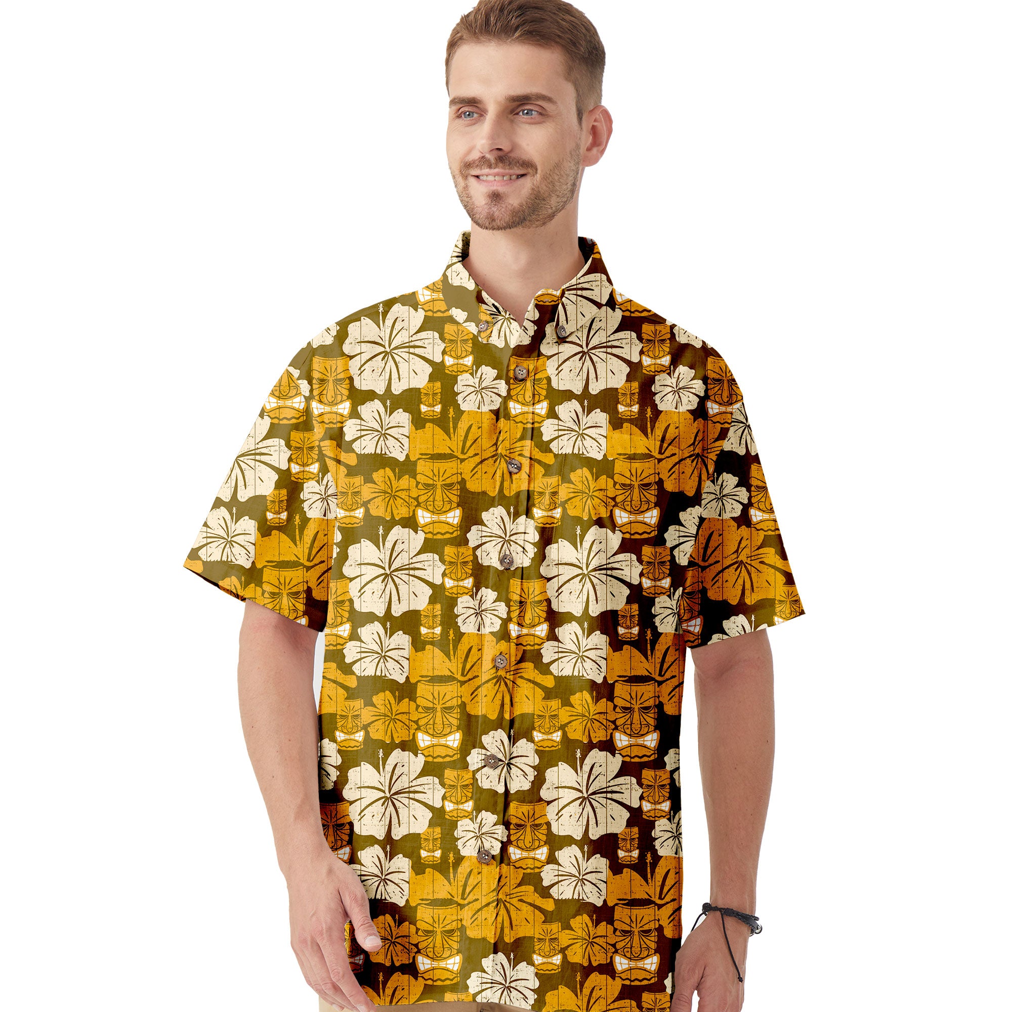Hawaiian Tiki Pattern Hawaii Shirt