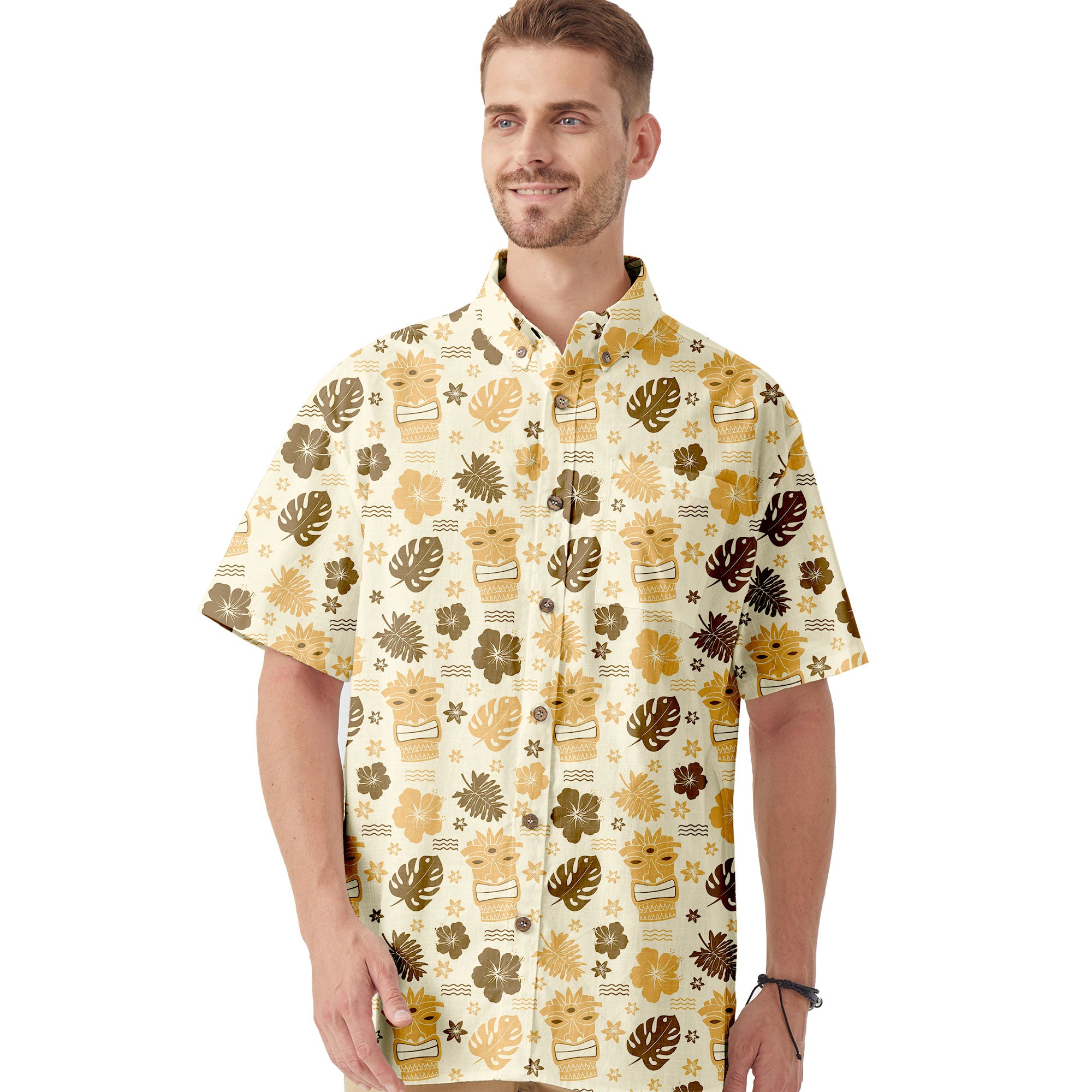 Hawaiian Tiki Pattern Hawaii Shirt
