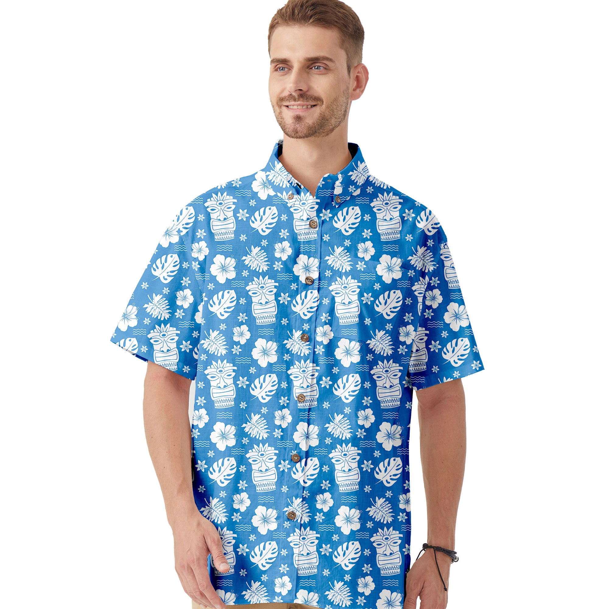 Hawaiian Tiki Pattern Hawaii Shirt