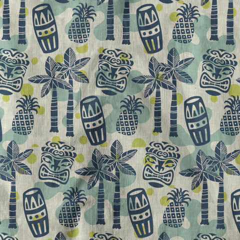 Retro Mid Century Modern Tiki Pattern Hawaii Shirt