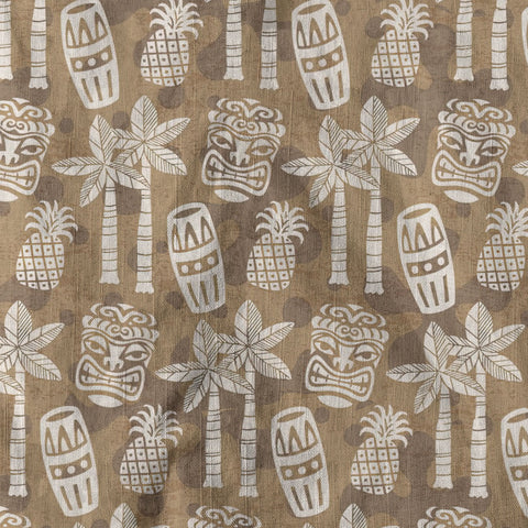 Retro Mid Century Modern Tiki Pattern Hawaii Shirt