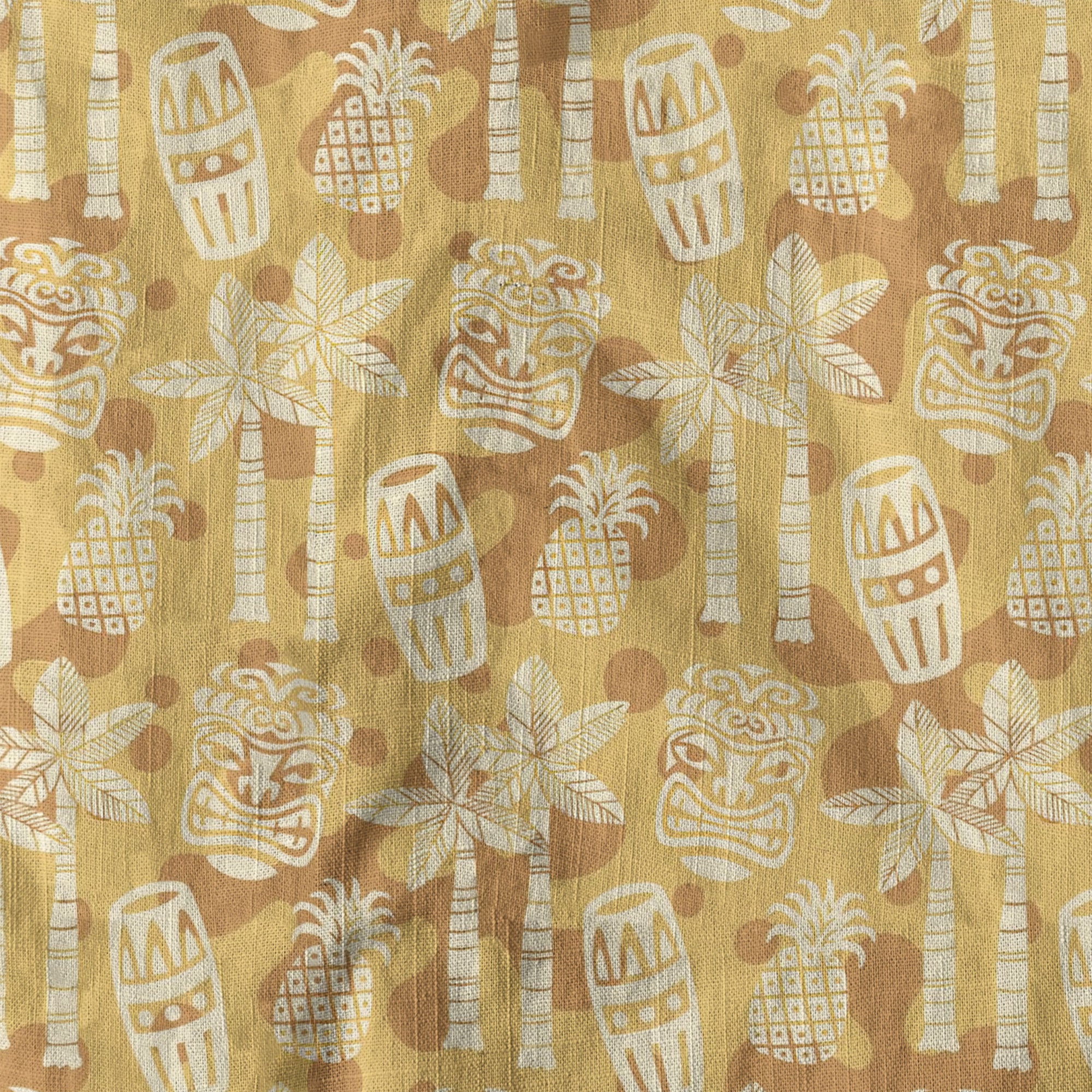 Retro Mid Century Modern Tiki Hawaii Shirt