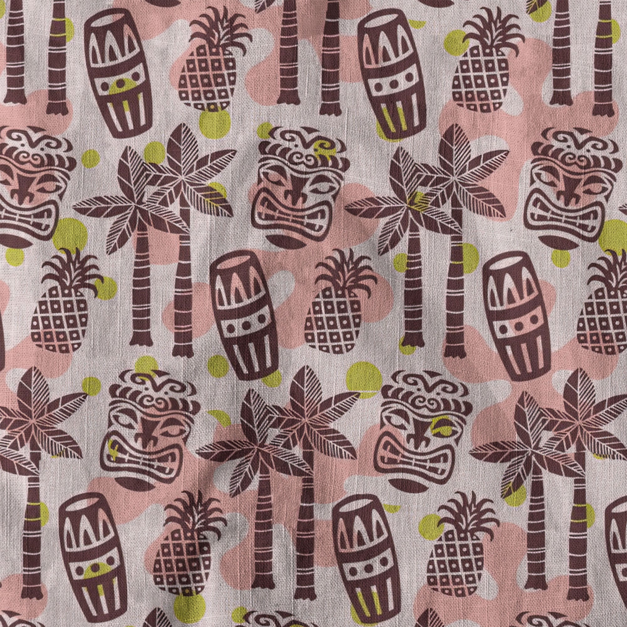 Retro Mid Century Modern Tiki Hawaii Shirt