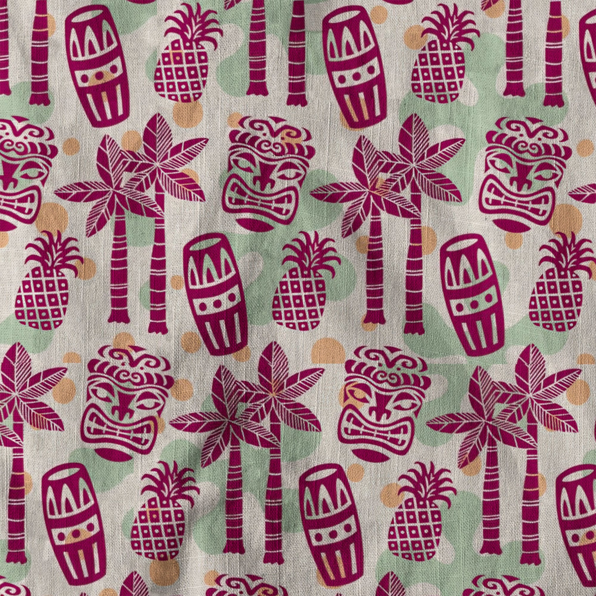 Retro Mid Century Modern Tiki Hawaii Shirt
