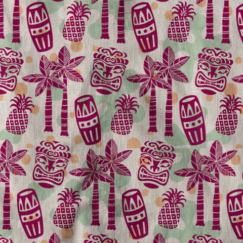 Retro Mid Century Modern Tiki Hawaii Shirt