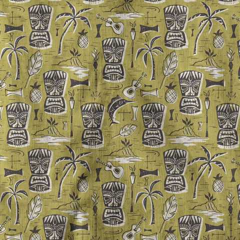 Retro Mid Century Modern Tiki Hawaii Shirt, Tropical Tiki Hawaii Shirt