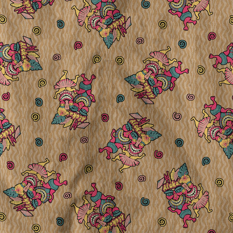 Hula Dancing Tiki Hibiscus Flower Hawaii Shirt