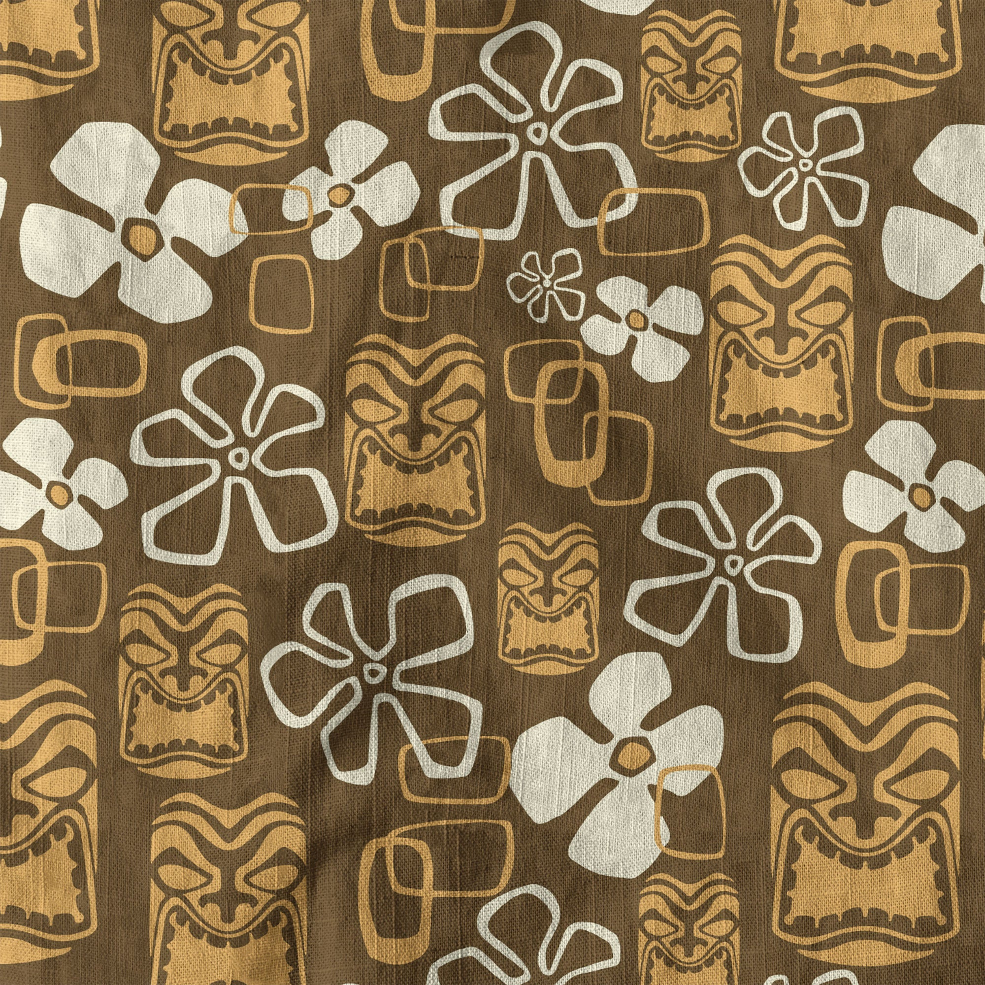 Tribal Tiki Hula Hawaiian Shirt