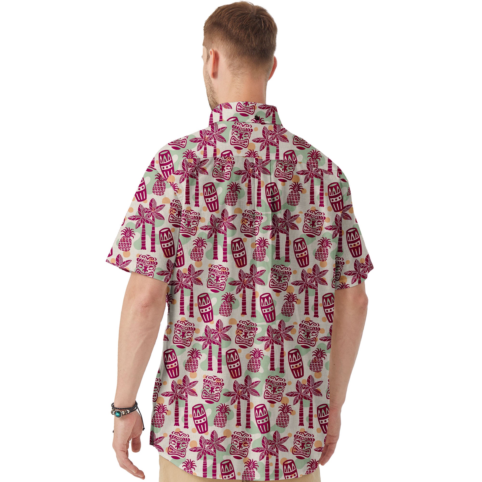 Retro Mid Century Modern Tiki Hawaii Shirt