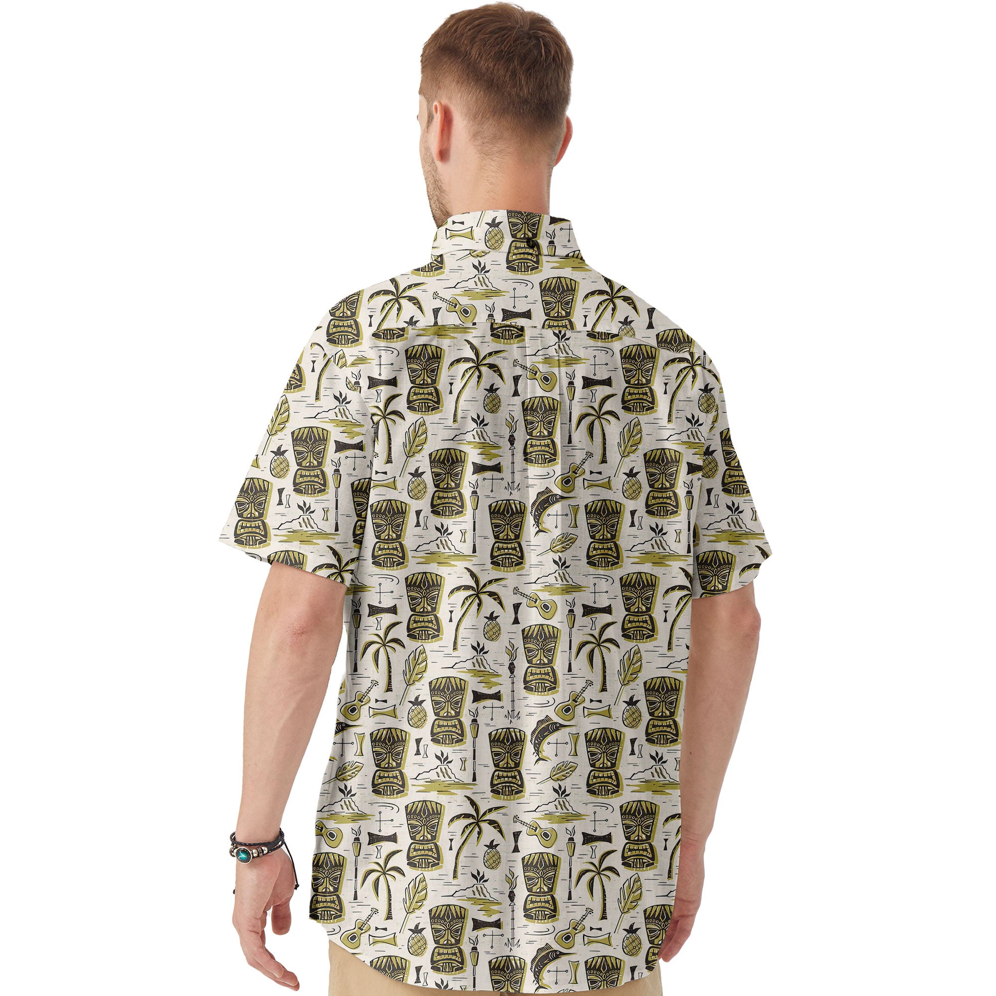 Retro Mid Century Modern Tiki Hawaii Shirt