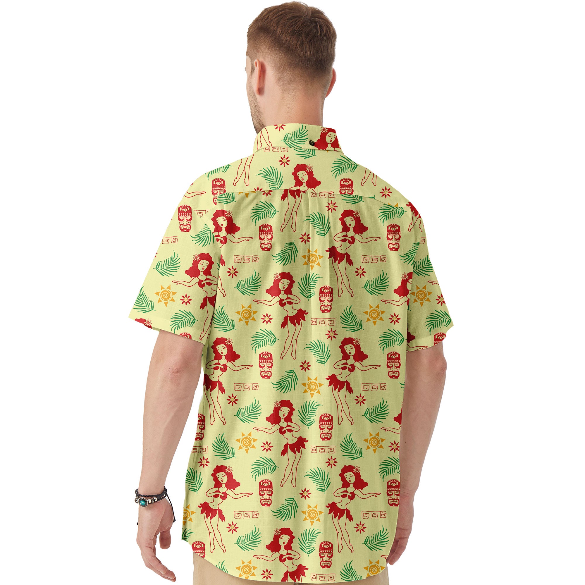 Tribal Tiki Hula Hawaiian Shirt