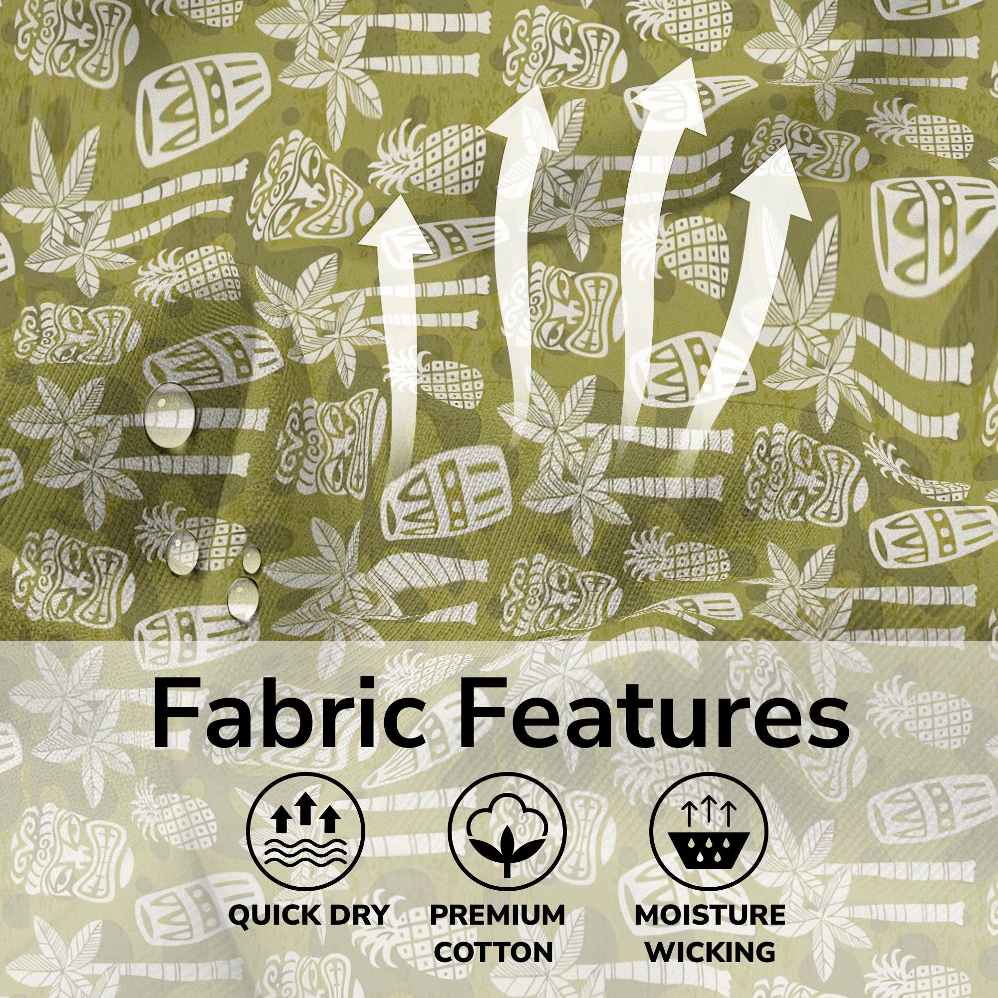 Retro Mid Century Modern Tiki Pattern Hawaii Shirt