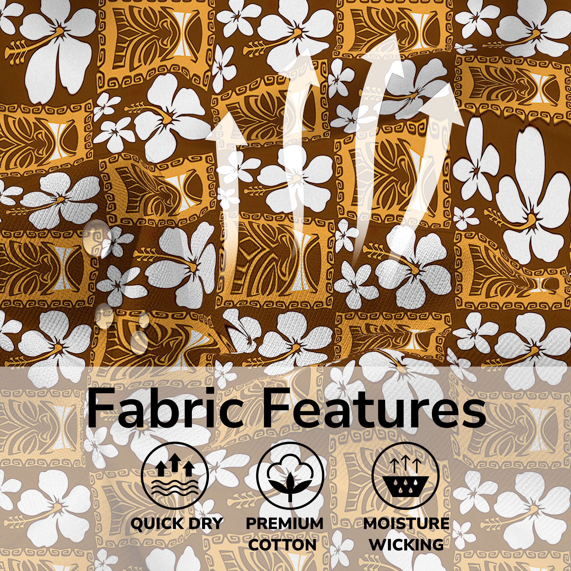 Tiki Mask Pattern Hawaiian Shirt, Tiki Floral Pattern Hawaii Shirt
