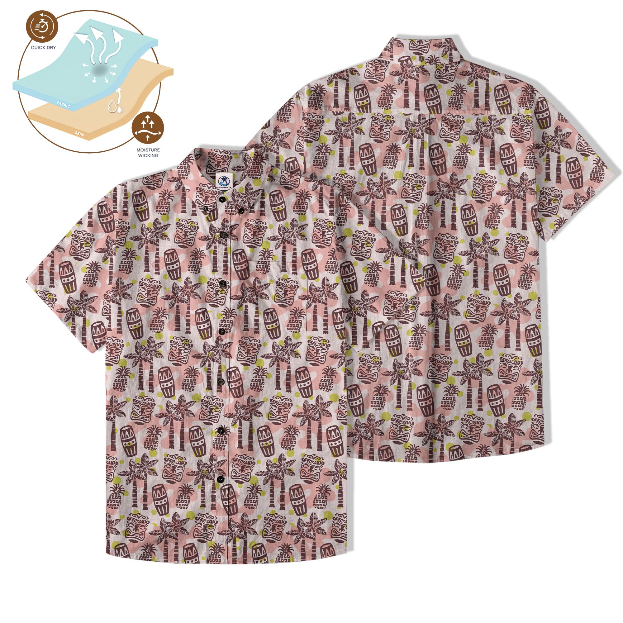 Retro Mid Century Modern Tiki Hawaii Shirt