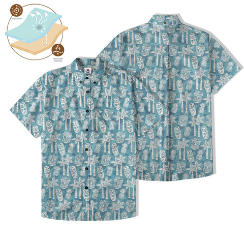 Retro Mid Century Modern Tiki Hawaii Shirt
