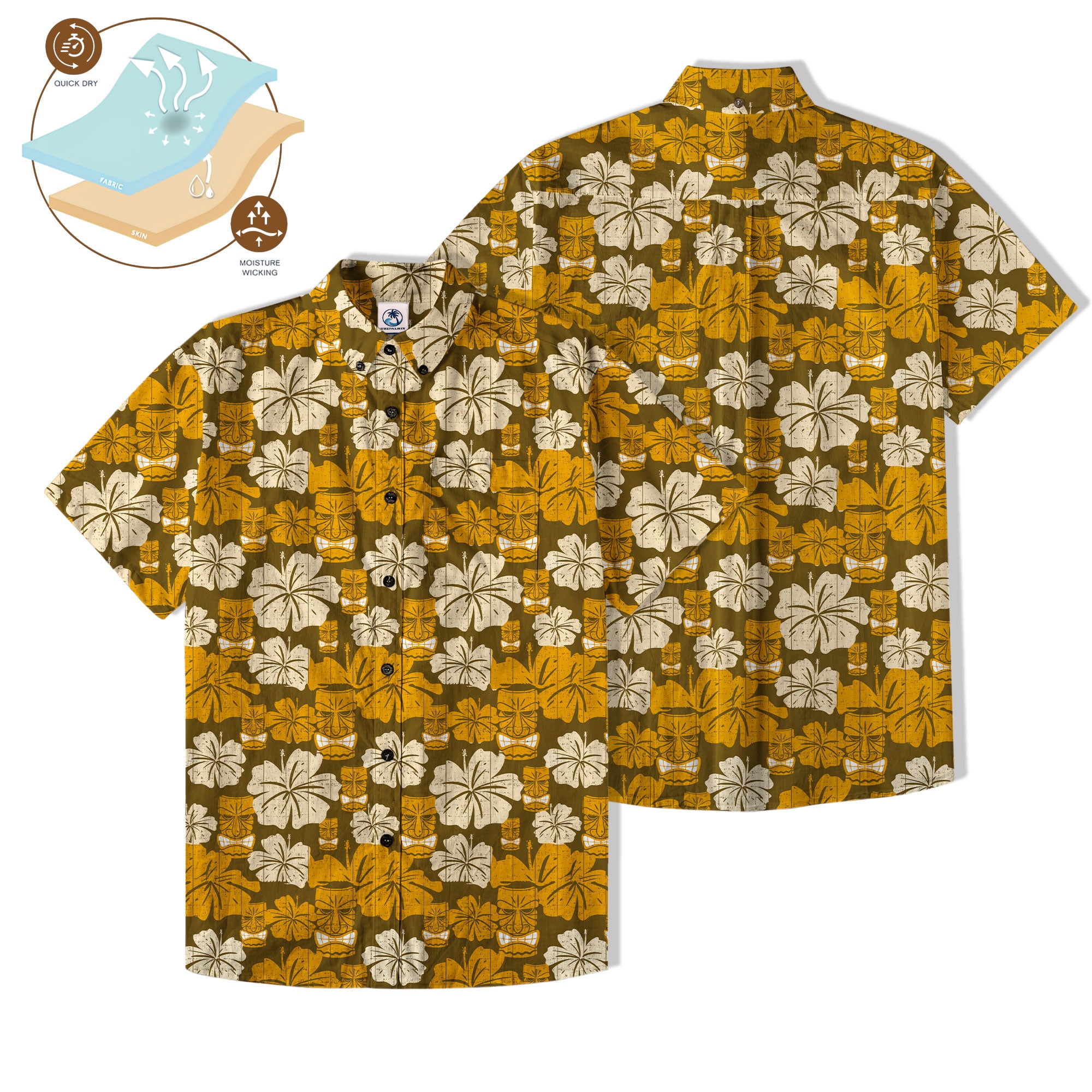 Hawaiian Tiki Pattern Hawaii Shirt