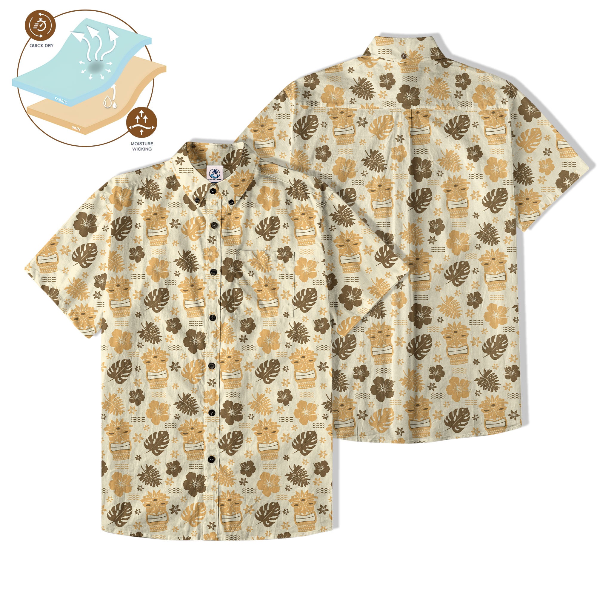 Hawaiian Tiki Pattern Hawaii Shirt