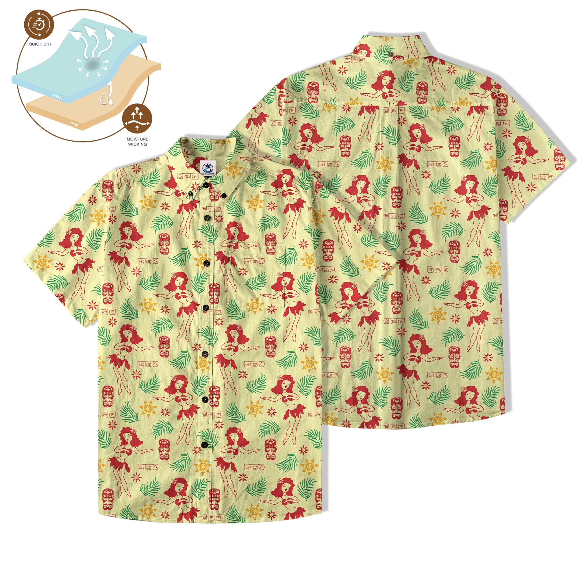 Tribal Tiki Hula Hawaiian Shirt