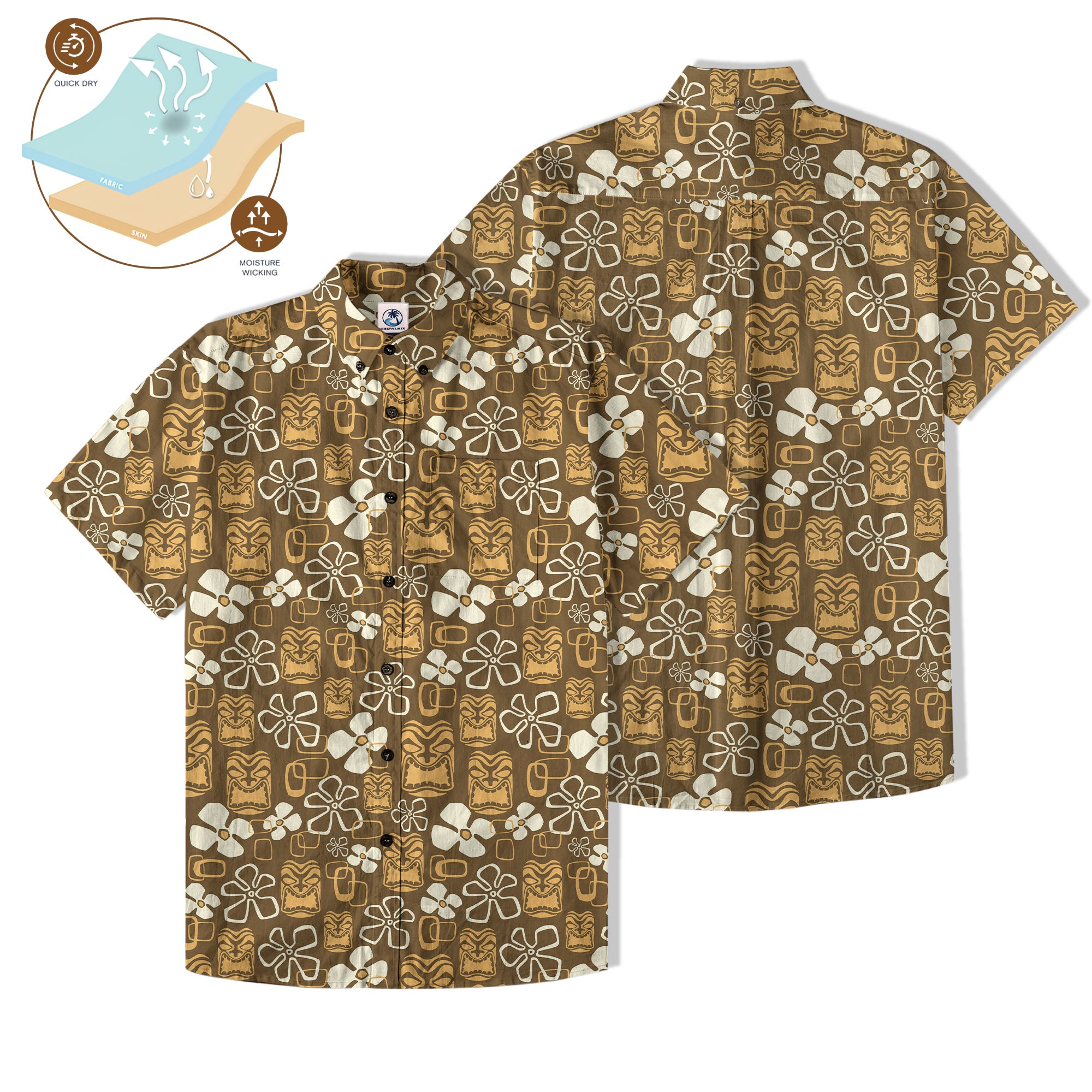 Tribal Tiki Hula Hawaiian Shirt