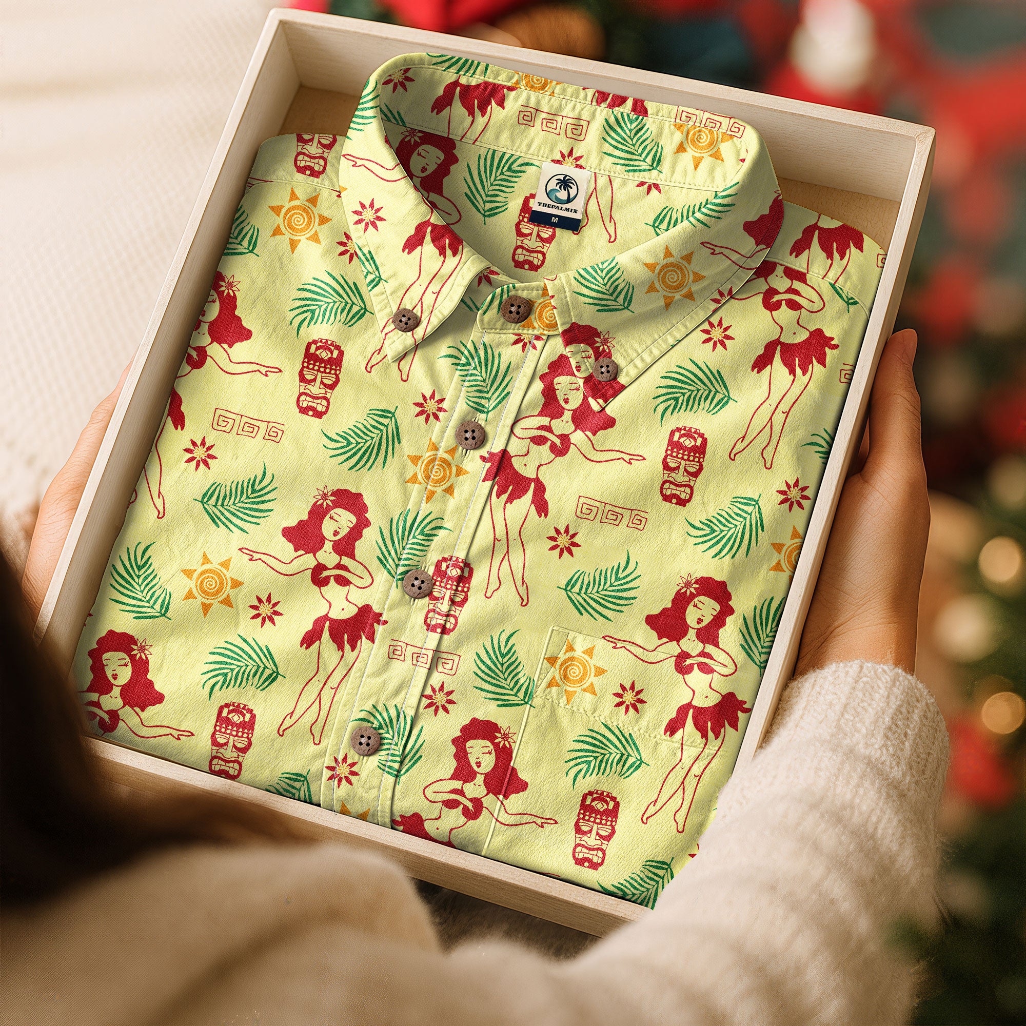 Tribal Tiki Hula Hawaiian Shirt