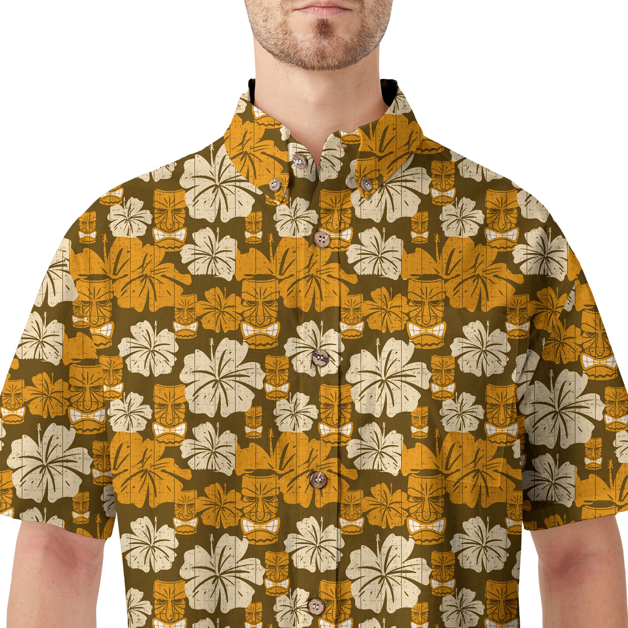 Hawaiian Tiki Pattern Hawaii Shirt