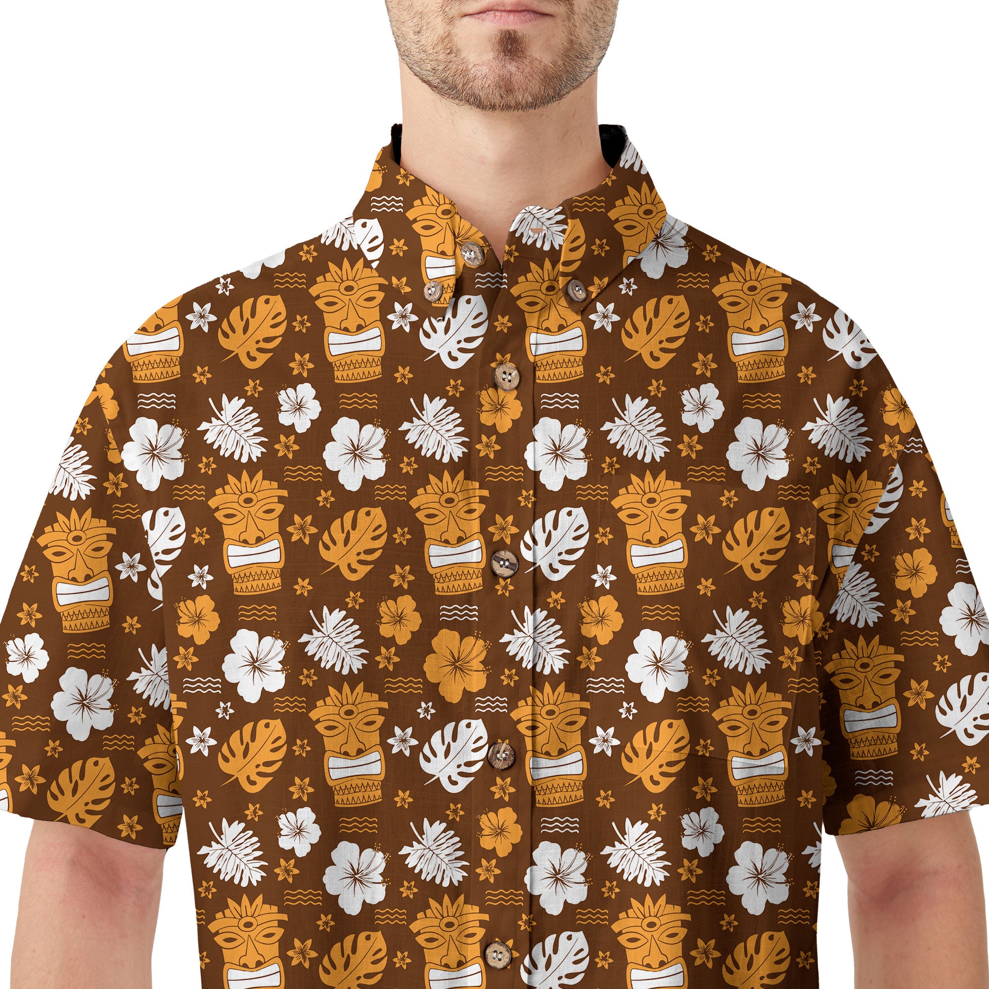 Hawaiian Tiki Pattern Hawaii Shirt