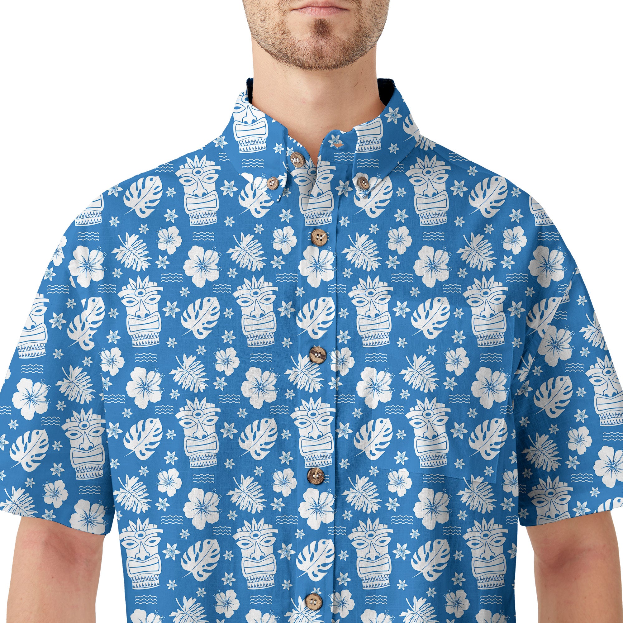 Hawaiian Tiki Pattern Hawaii Shirt
