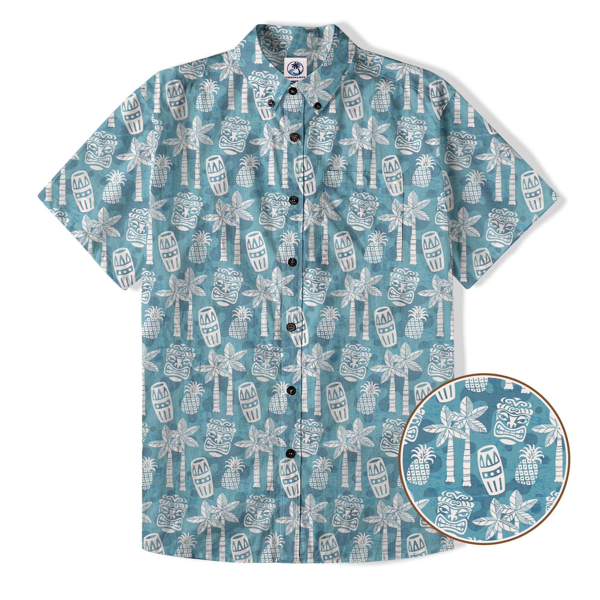 Retro Mid Century Modern Tiki Hawaii Shirt