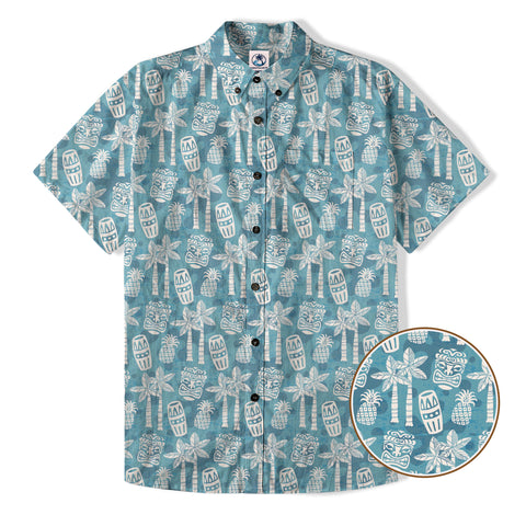 Retro Mid Century Modern Tiki Hawaii Shirt