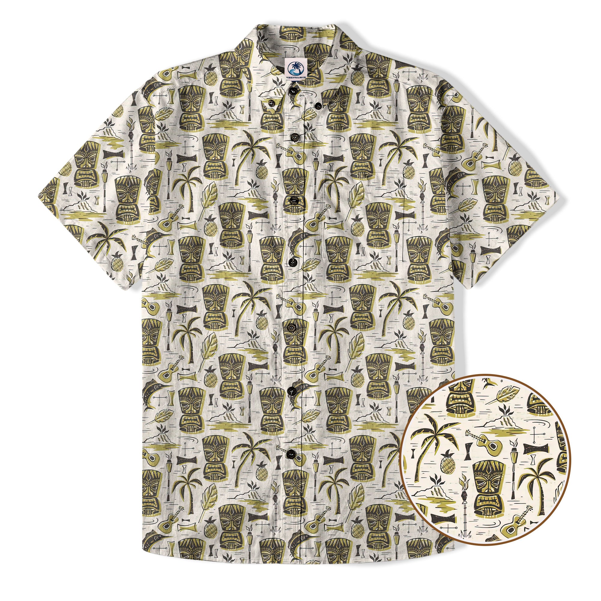Retro Mid Century Modern Tiki Hawaii Shirt