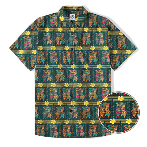 Aloha Tiki Mask Hawaii Shirt, Tiki Ocean Hawaii Shirt