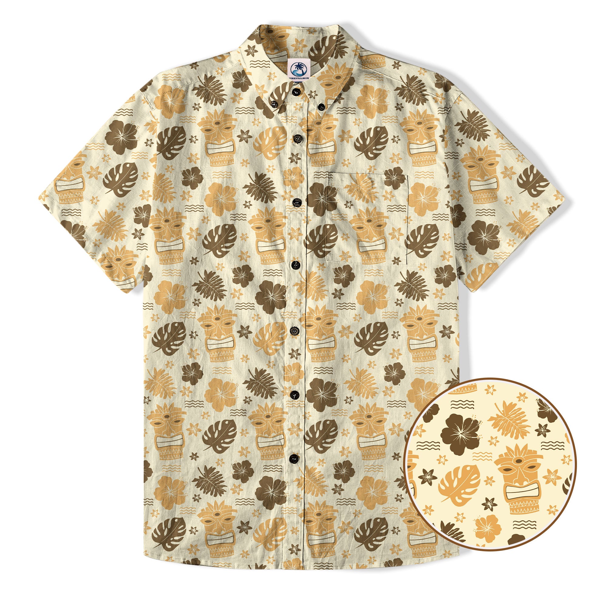 Hawaiian Tiki Pattern Hawaii Shirt