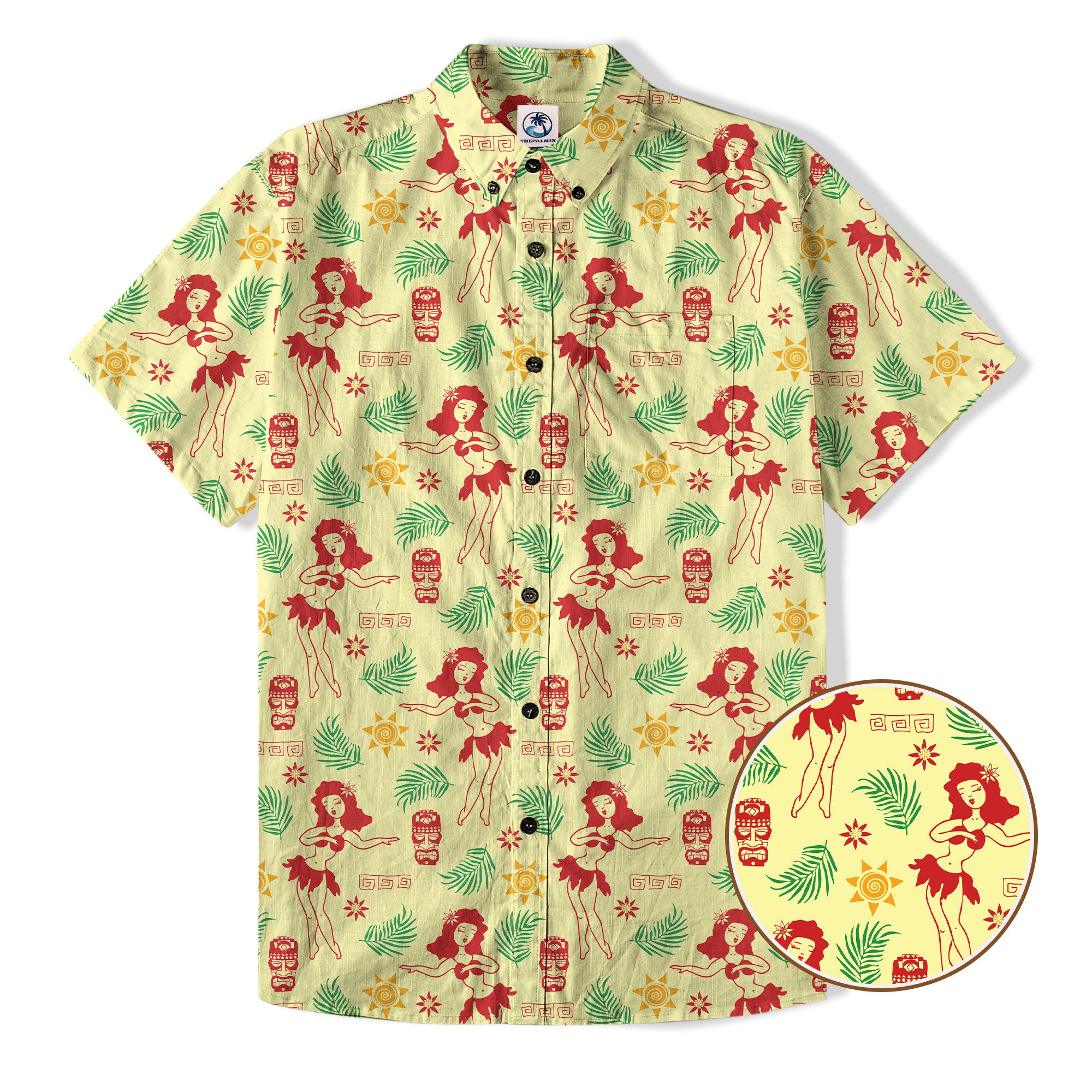 Tribal Tiki Hula Hawaiian Shirt