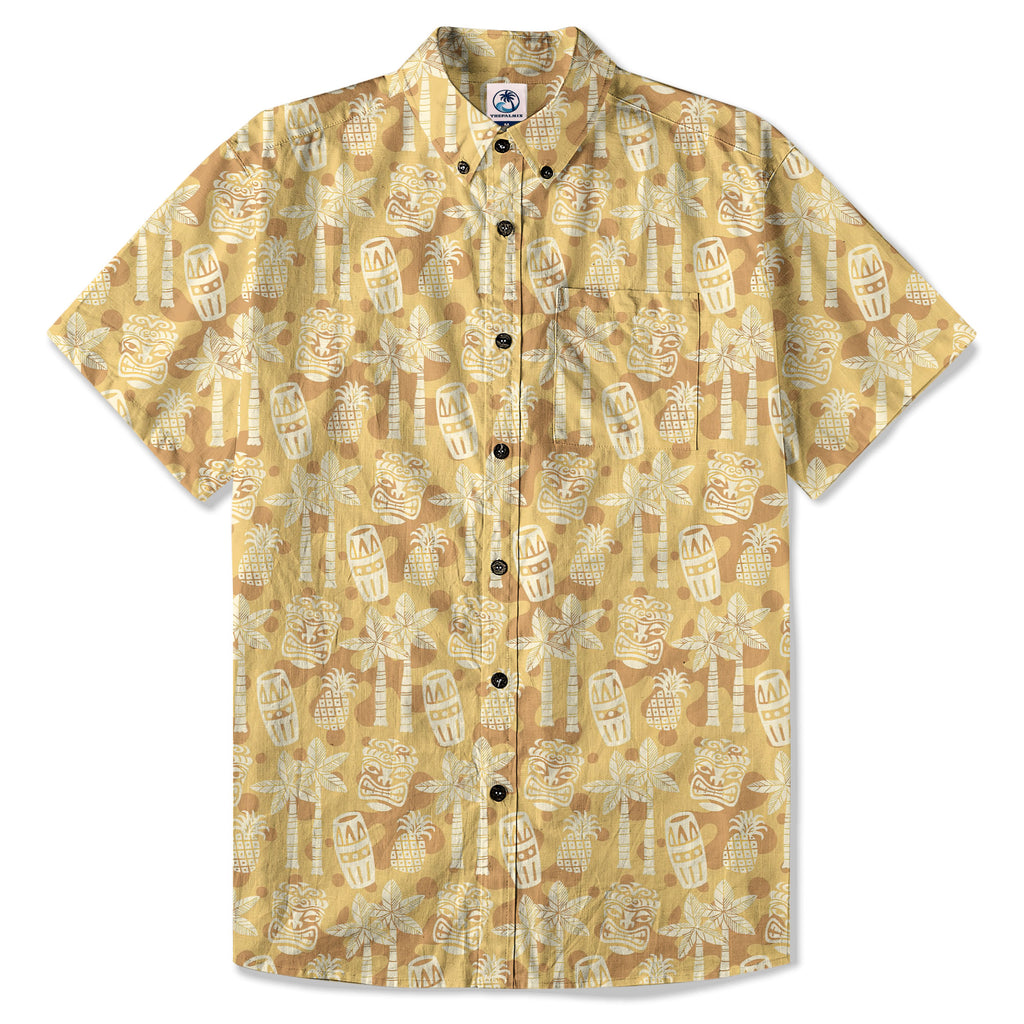 Retro Mid Century Modern Tiki Hawaii Shirt