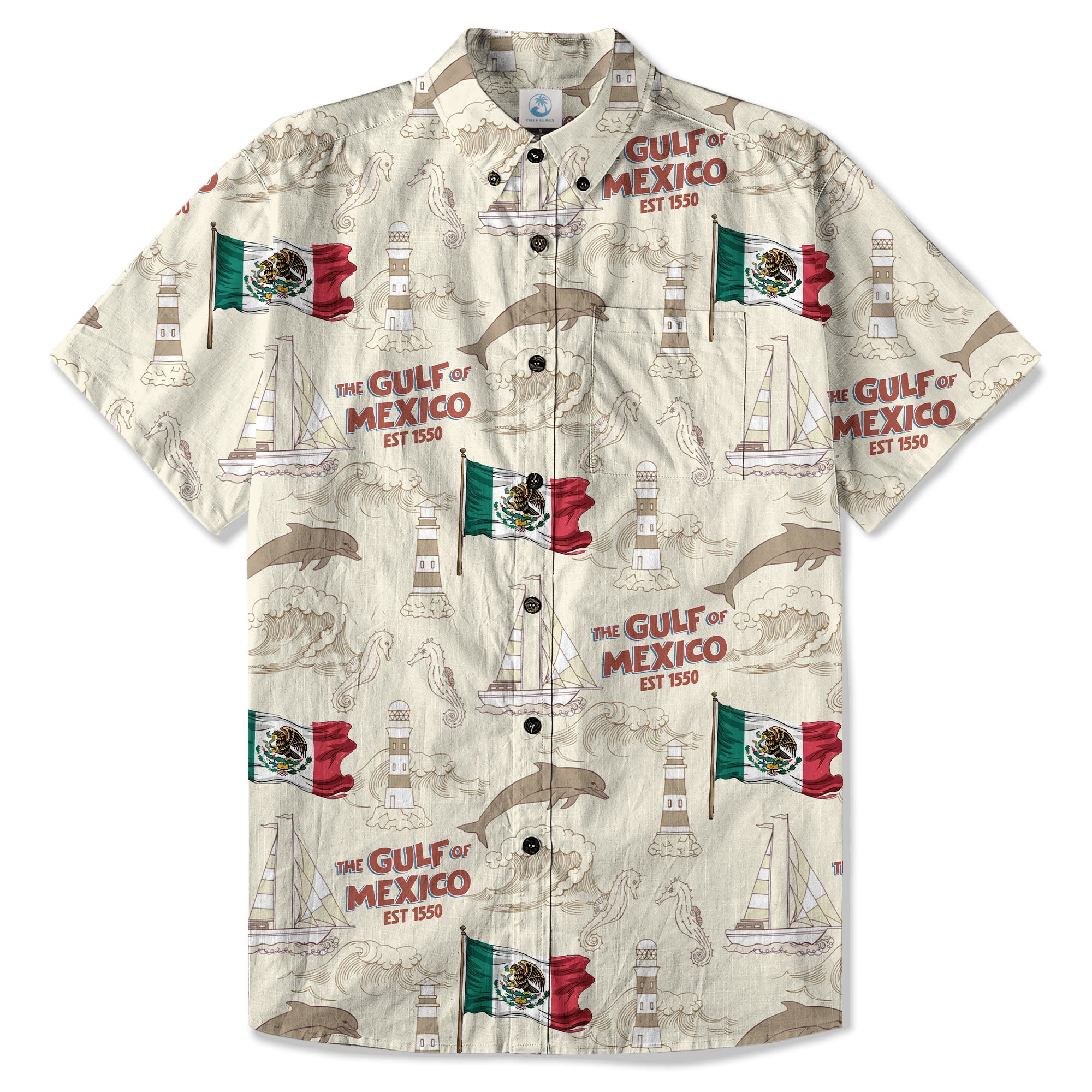 Gulf of Mexico Hawaiian Shirt For Men Women, Gulf Coast Shirt