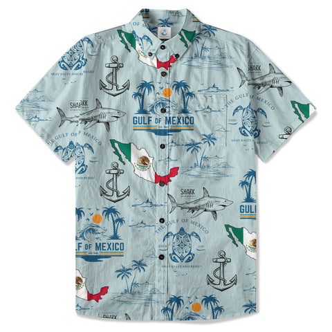 The Gulf Of Merico Est 2050 Hawaiian Shirt, Ocean Animals Hawaii Shirt