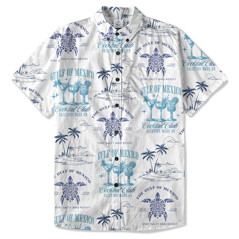 Gulf of Mexico Social Club Hawaii Shirt, Turtle Gulf of Mexico Stay Salty Resistance Hawaii Shirt