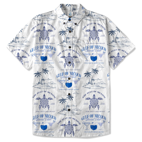 Gulf of Mexico Social Club Hawaii Shirt, Turtle Gulf of Mexico Stay Salty Resistance Hawaii Shirt