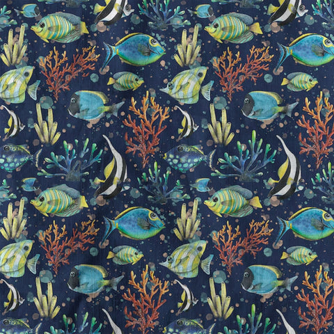 Ocean Animals Aloha Hawaiian Shirt, Sea Life Hawaii Shirt - The Palmix