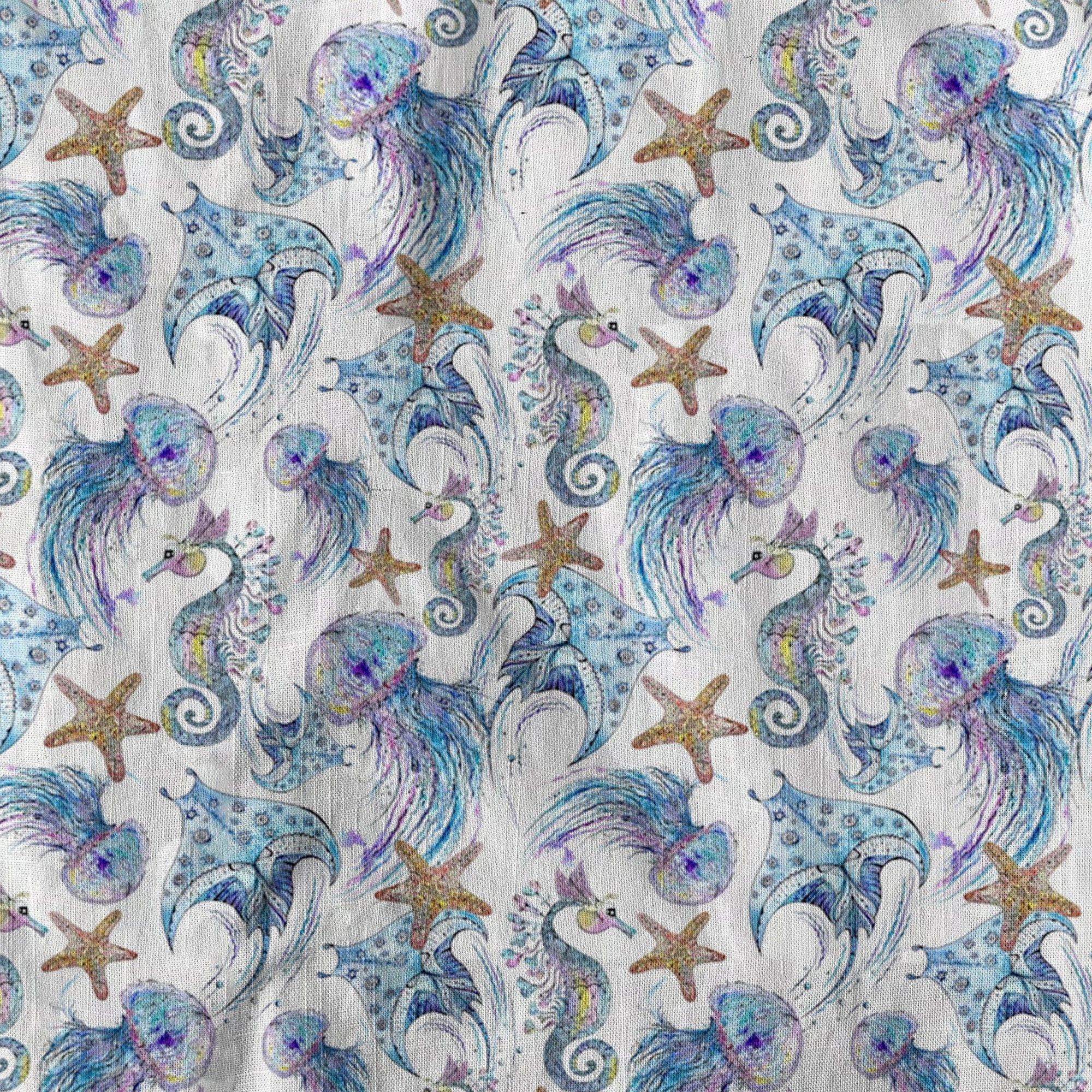 Ocean Animal Aloha Hawaiian Shirt, Sea Life Hawaii Shirt - The Palmix