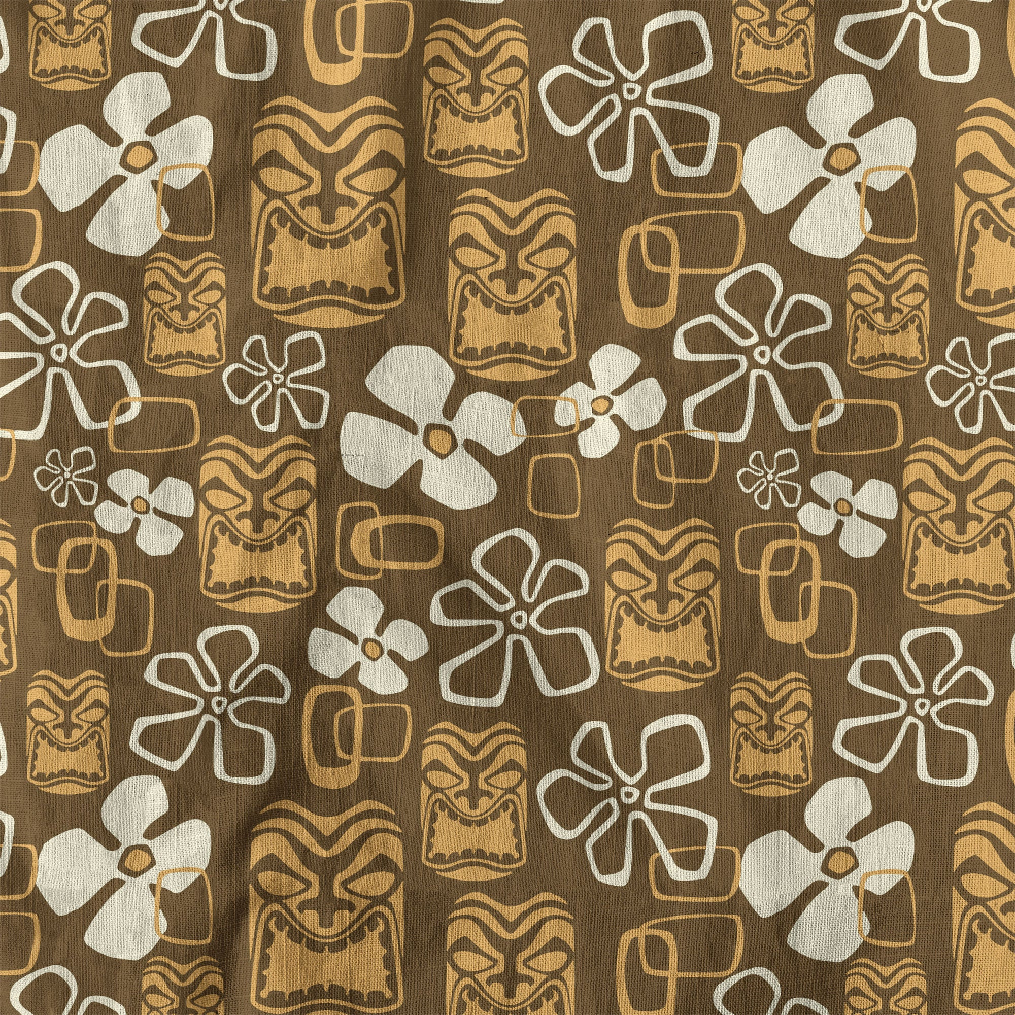 Tribal Tiki Hula Hawaiian Shirt