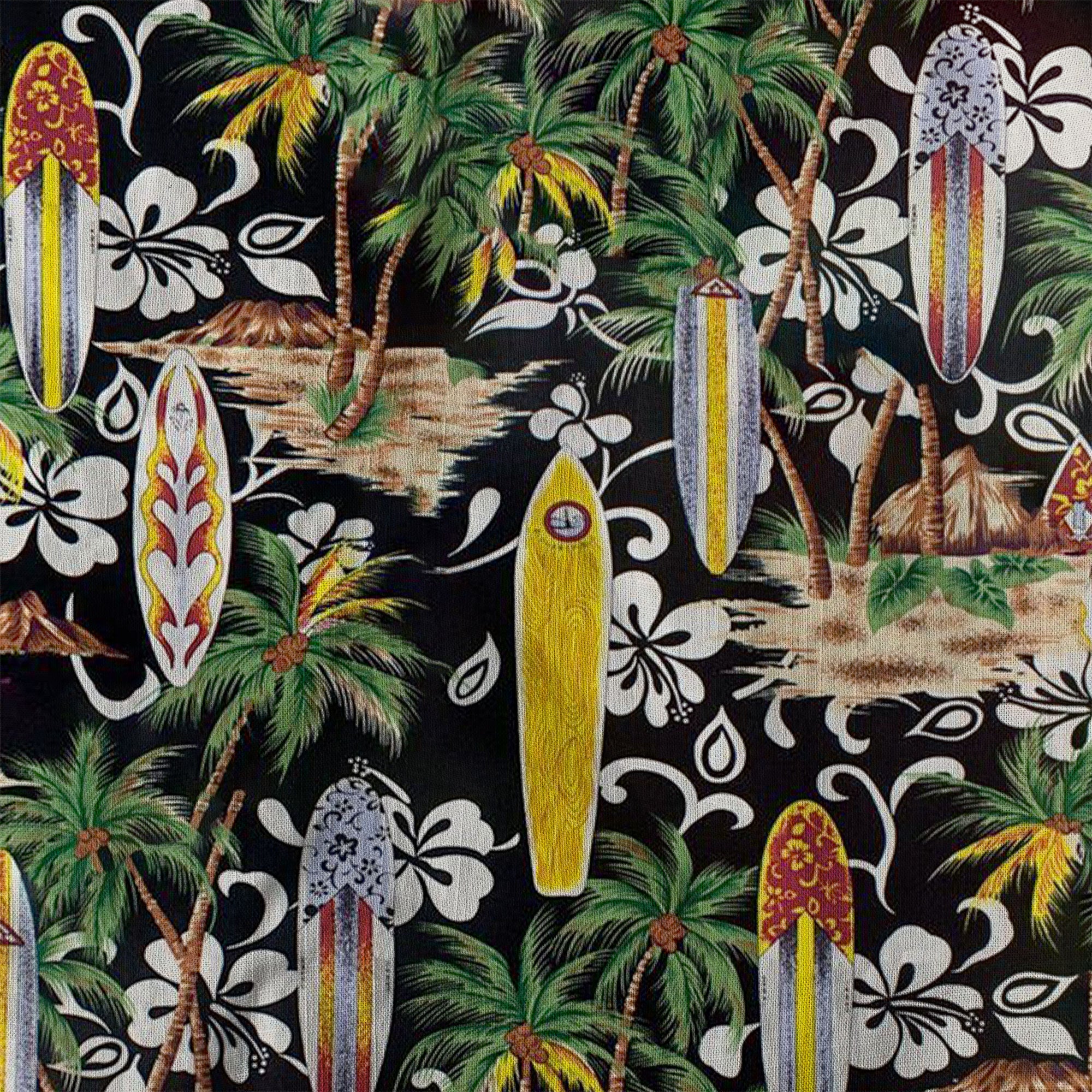 Aloha Hibiscus Flowers Hawaii Shirt, Surfing Hawaiian Shirt - The Palmix