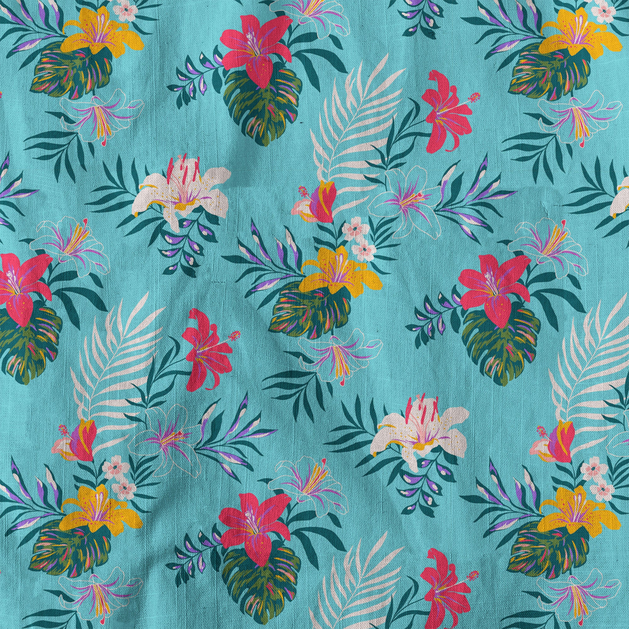 Aloha Hibiscus Flowers Hawaiian Shirt