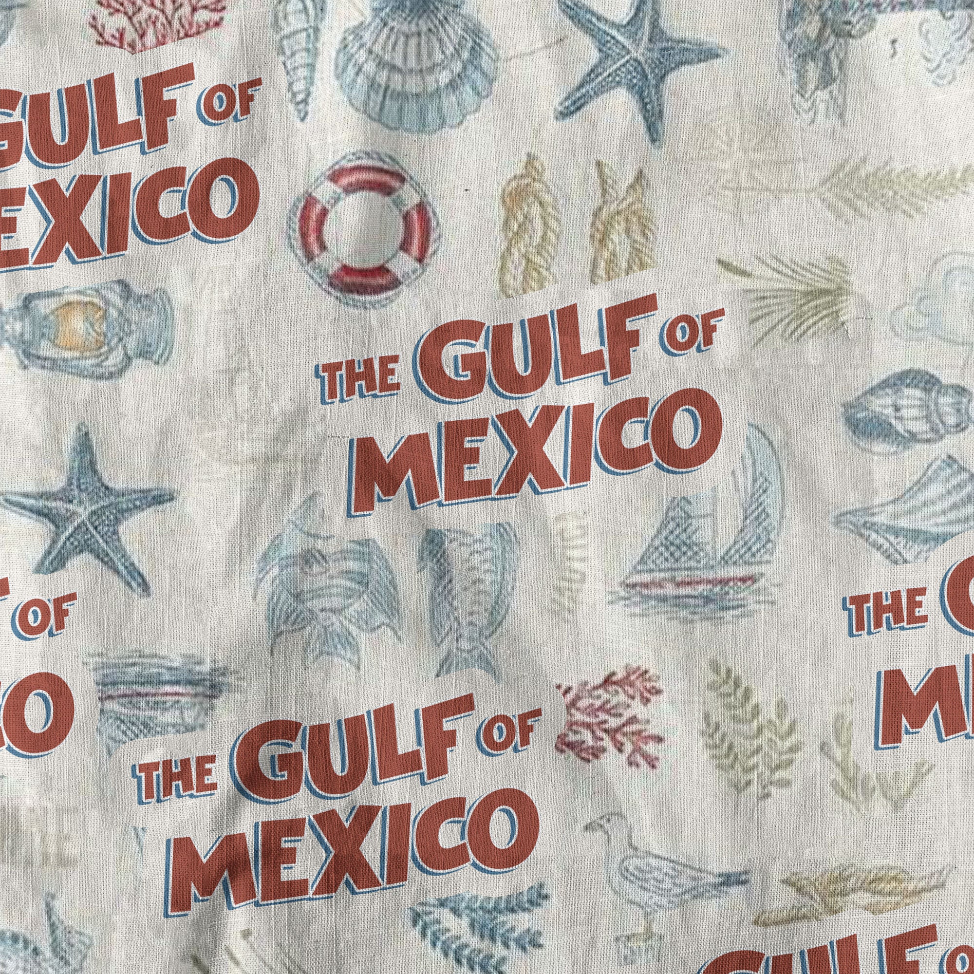 Gulf Of Mexico Hawaiian Shirt For Men Women, Mexico Gulf Coast Button Up Shirt