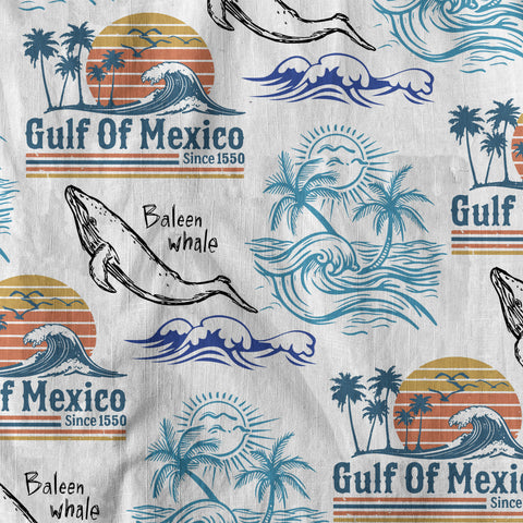 The Gulf Of Merico Est 2050 Hawaiian Shirt, Ocean Animals Hawaii Shirt