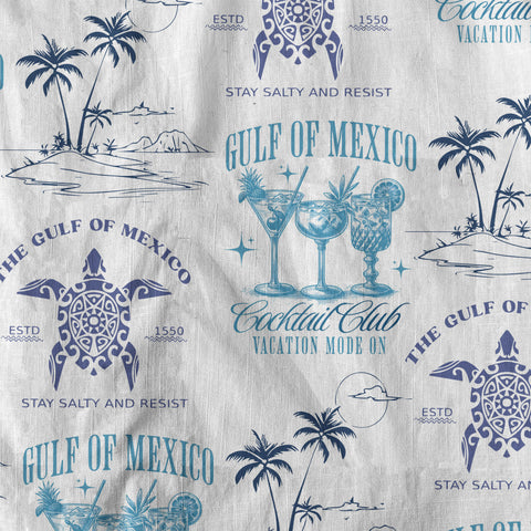 Gulf of Mexico Social Club Hawaii Shirt, Turtle Gulf of Mexico Stay Salty Resistance Hawaii Shirt