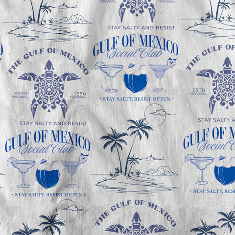 Gulf of Mexico Social Club Hawaii Shirt, Turtle Gulf of Mexico Stay Salty Resistance Hawaii Shirt